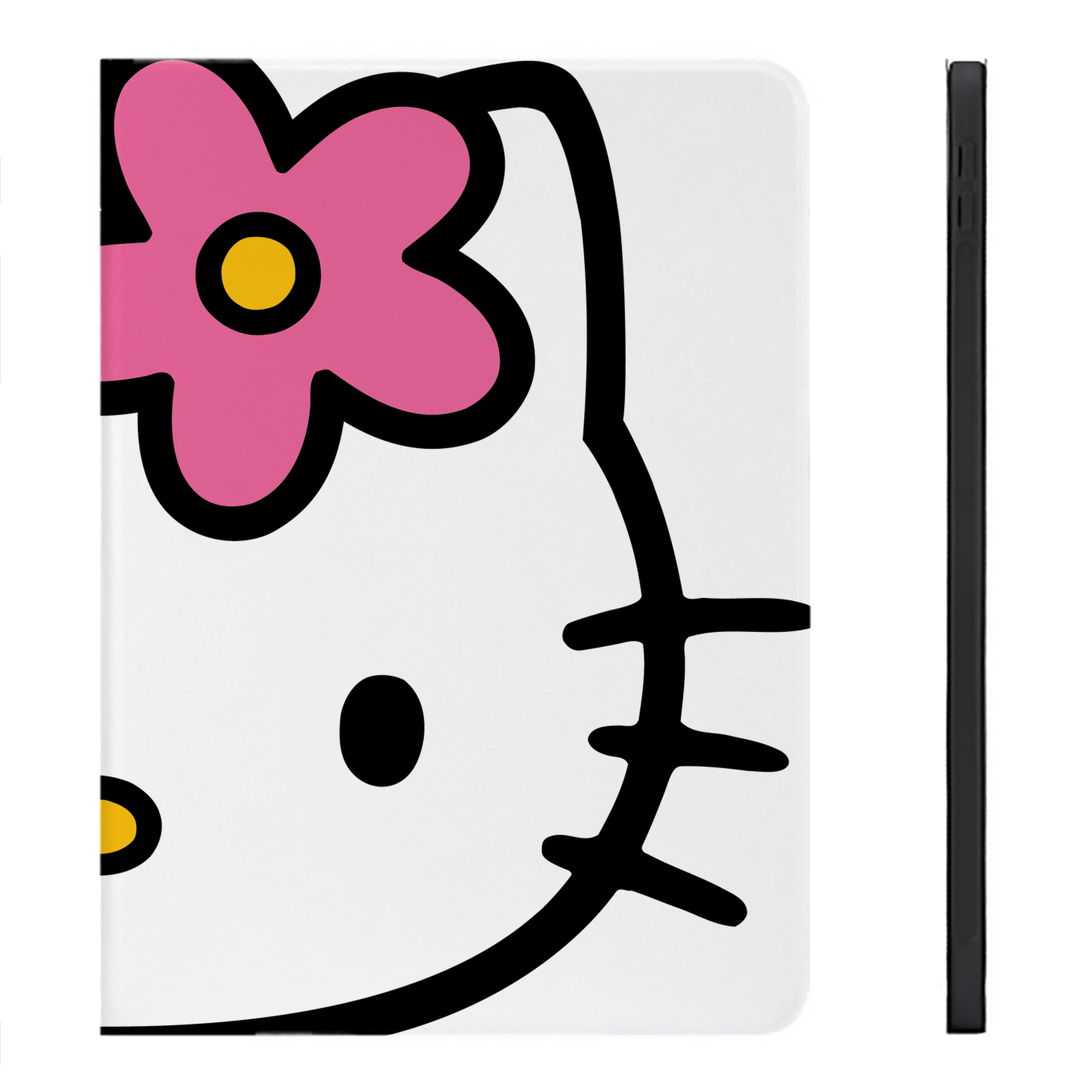 （画像用） Hello Kitty ハローキティ IPadケース ペンホルダー付き ブックスタイルデザイン